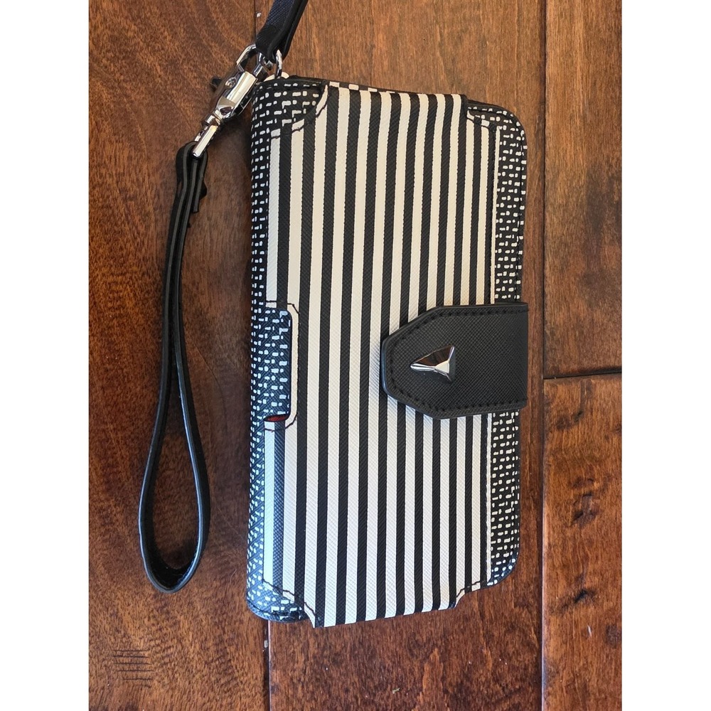 Stella & Dot Chelsea Tech Case Leopard Print Wallet Wristlet Crossbody SG127LPD